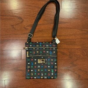 Baby Phat Multicolor Logo Shoulder Bag